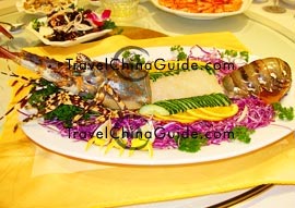 The amazing cutting art can be clearly seen from the dish of Fujian.