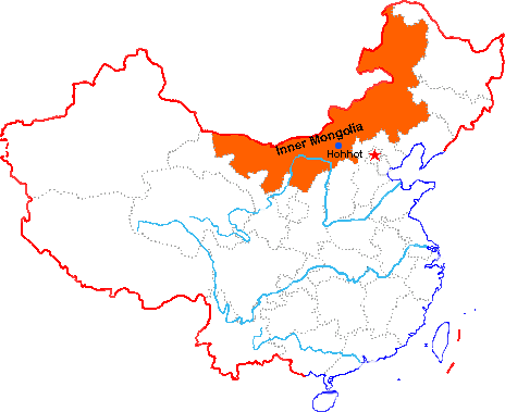 Hohhot Location
