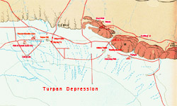 Turpan Attraction Map