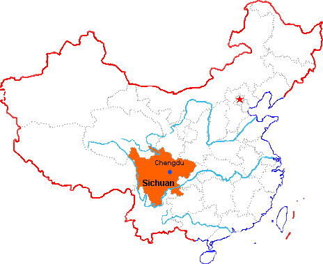Chengdu in China